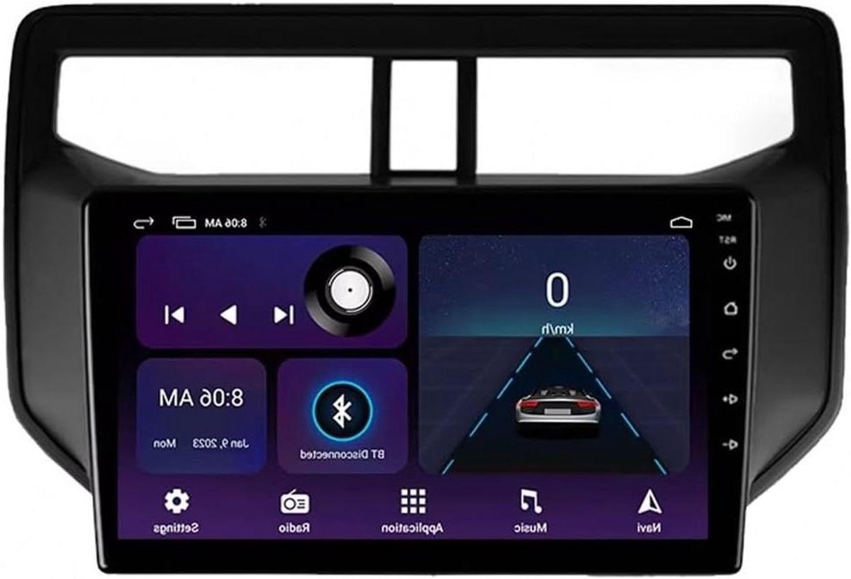 Autonavigatiesysteem voor Toyota Rush 2018-2020 Vrachtwagennavigatie Auto Gps Gps Navigatie met Carplay Android Auto Wifi Bluetooth, 4 Kern 2G+32G