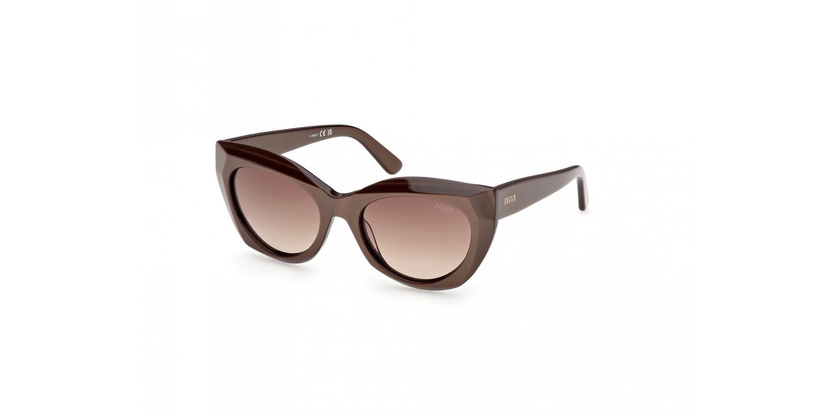 Pucci Ep0257 Dames Zonnebril Bruin Gradient Brown/CAT2 Vrouw