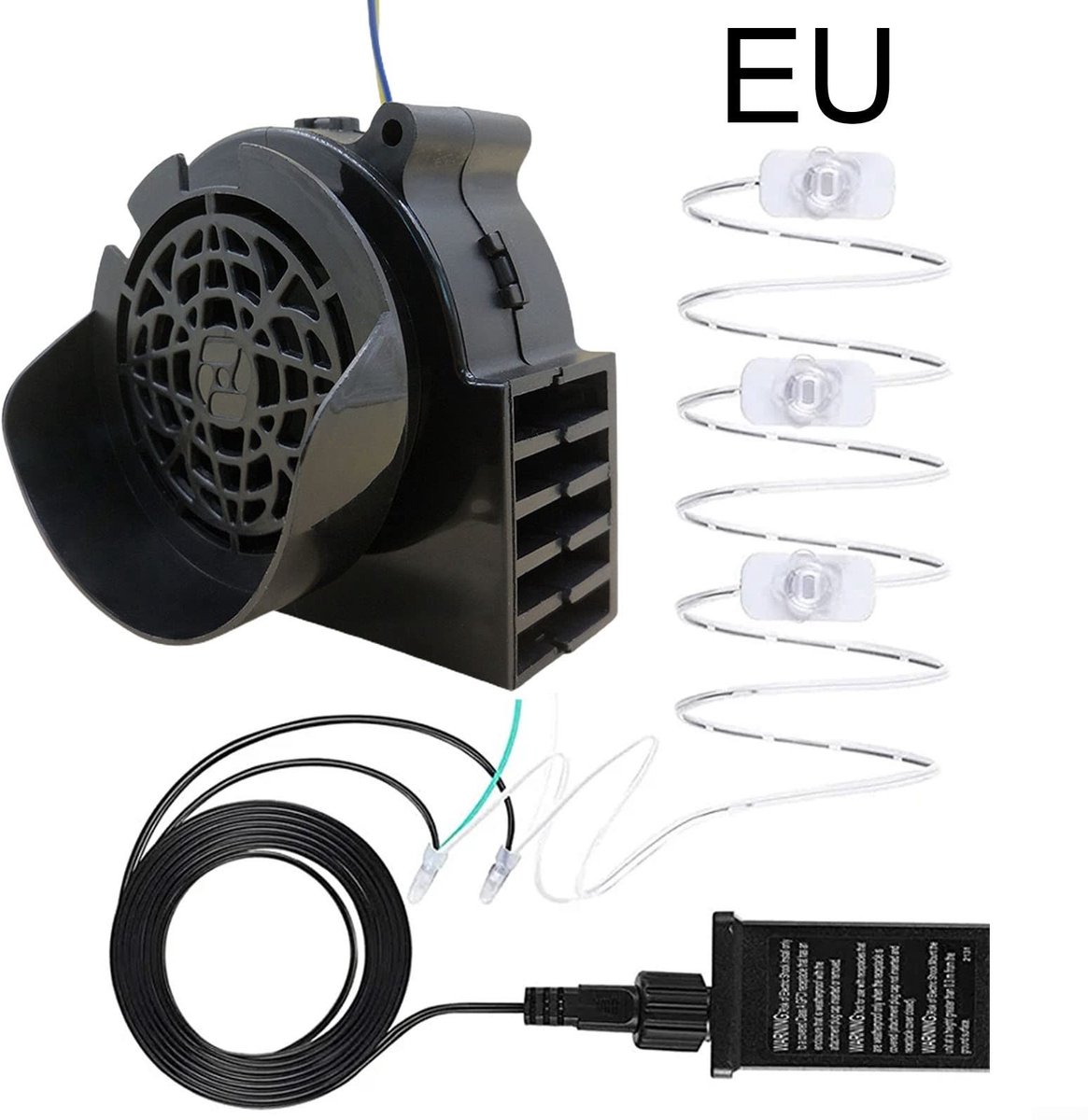 Allecto - Luchtblazer - Opblaasbare boten - 12 V - LED-verlichting - Decoratie - Geschikt voor Halloween - Kerstmis