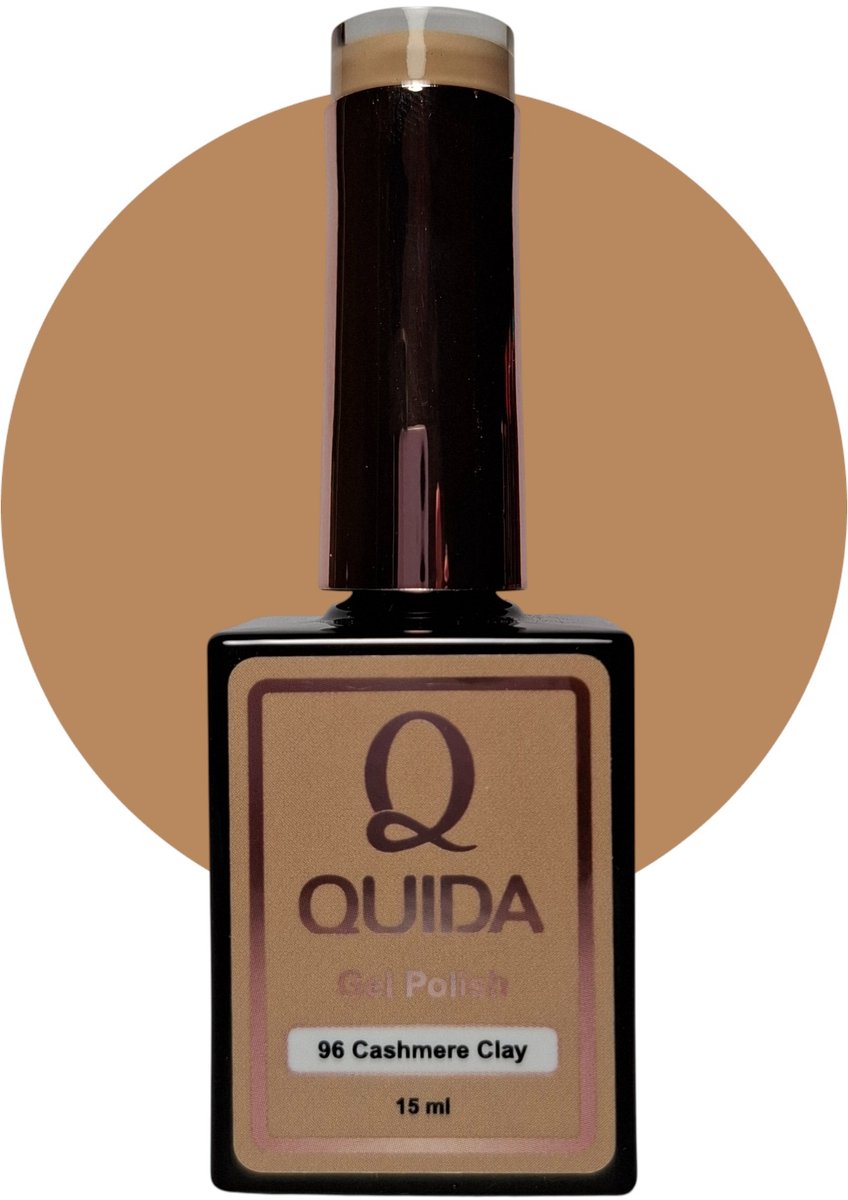 Quida Gelpolish Cashmere Clay #96 – Warme Taupe met Luxe Uitstraling
