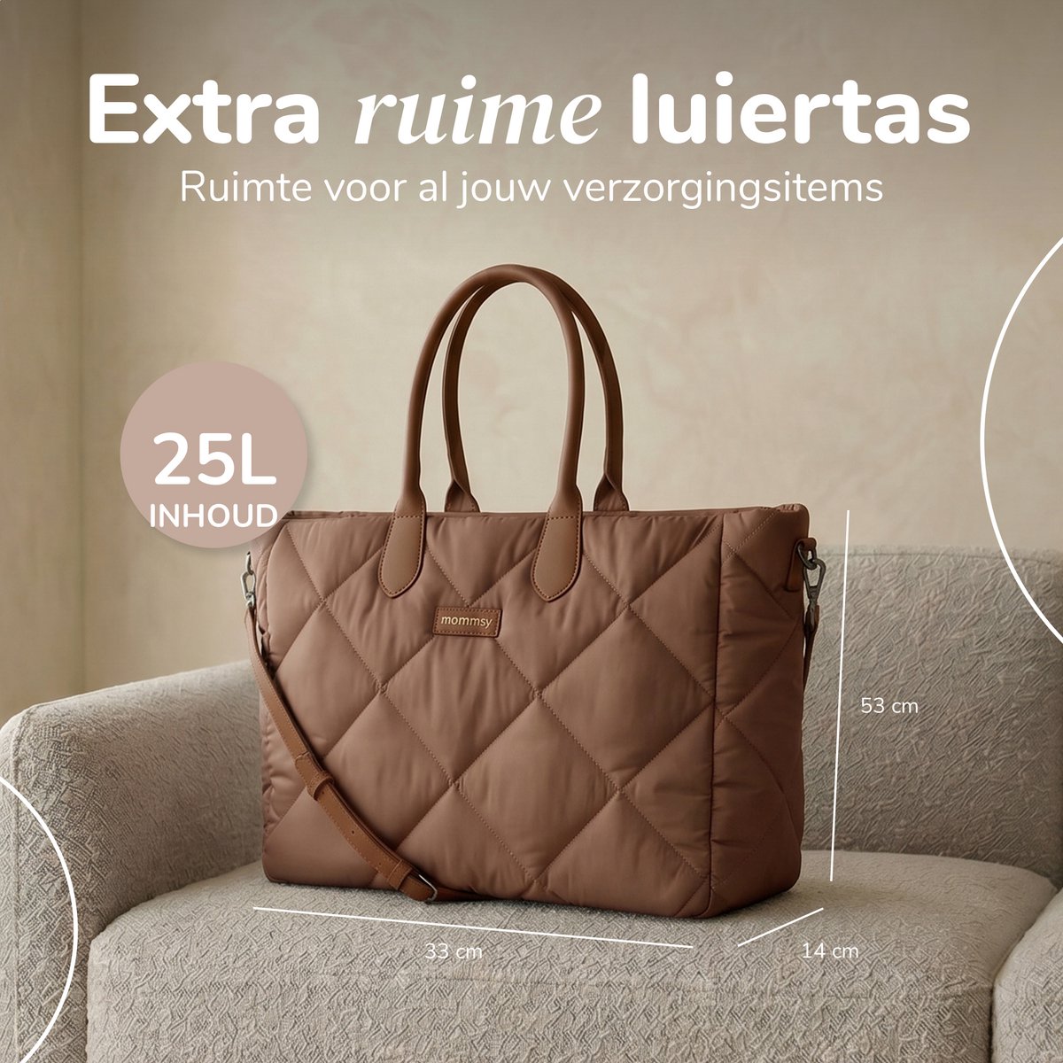 Mommsy Luiertas Thermovak - Waterafstotend - 24,5L thumbnail 2