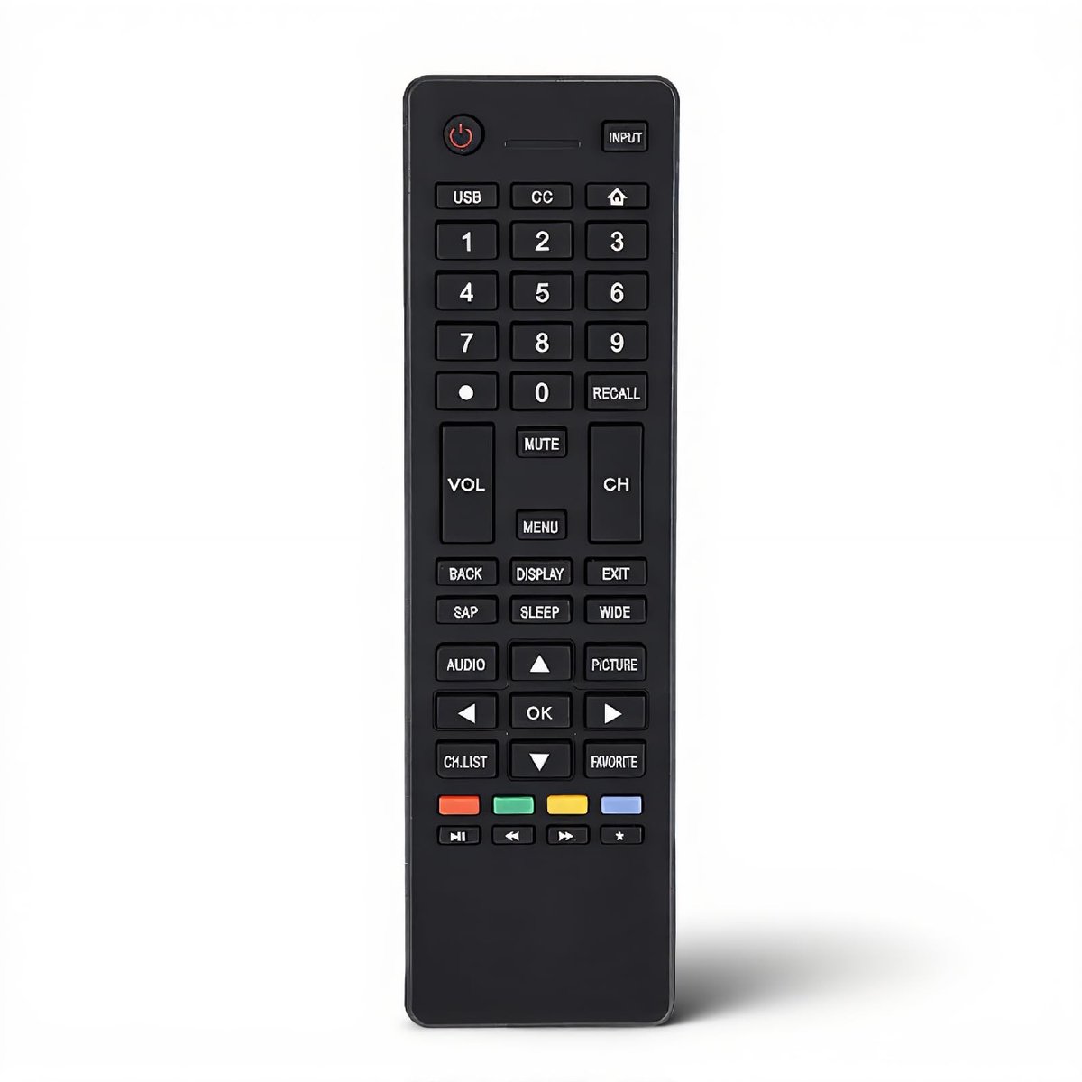 Allecto - Vervangende Afstandsbediening - Universeel - Geschikt voor Haier TV's - Handzaam en Duurzaam - Tot 10 Meter Bereik - Ideaal voor Thuisgeb...