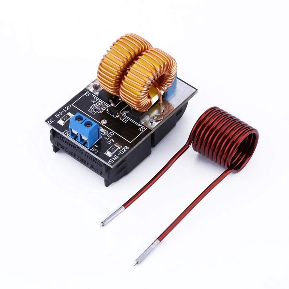 Allecto Inductie Verwarmingsmodule - DIY Verwarming - Compacte Circuitboard - 120W Vermogen - Recyclebare Verpakking - Geschikt voor Laptop -...