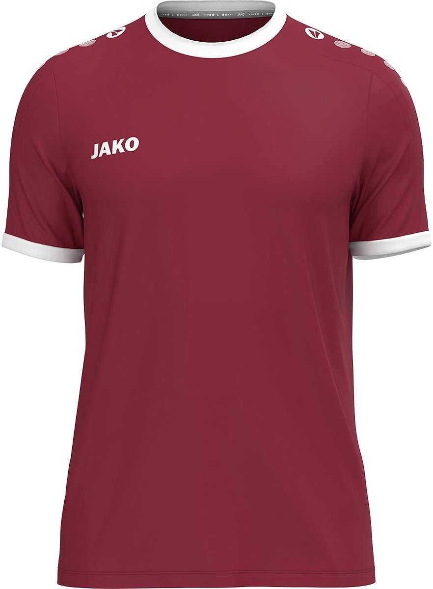 Jako One Shirt Korte Mouw Heren - Bordeaux | Maat: S