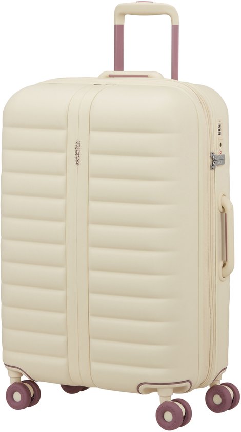 American Tourister spinner - Neovibe 4 wiel 46 x 67 x 27/30 cm - uitbreidbaar - Tsa lock - Summer sand