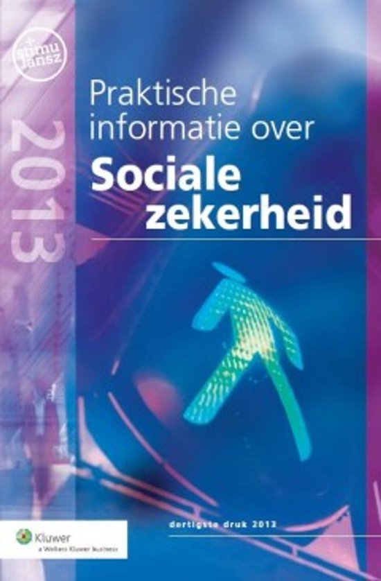 Praktische informatie over sociale zekerheid 2013 - cover