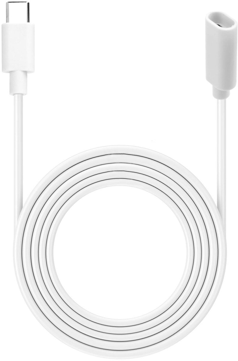 USB-C Male naar Female Extensie Kabel 6m - Geschikt voor Camera en Mag-Safe Charger
