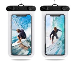 Waterproof Phone Case, 2 Pieces 7.0 Inch IPX8 Underwater Phone Case, Waterproof Phone Case for iPhone 17 16 15 14 13 12 11 Pro Max XS, Samsung S25 S24 S23, Ultra A55, Xiaomi