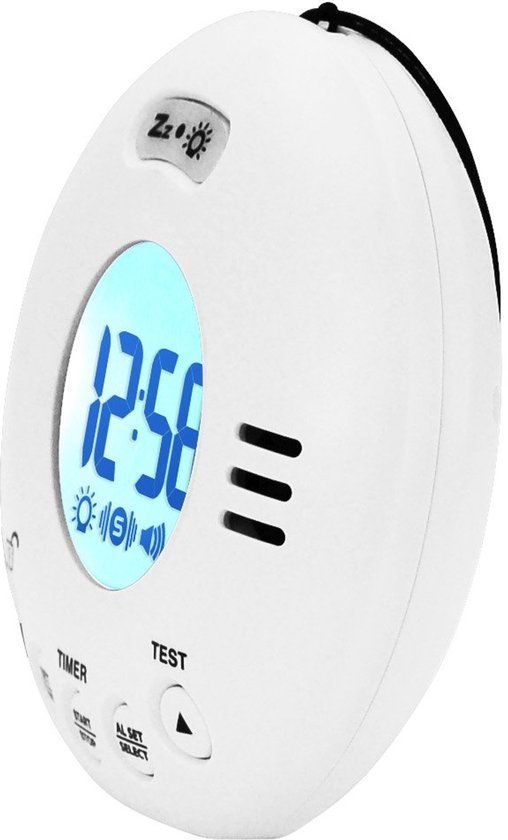 Geemarc Wake 'n' Shake Voyager reiswekker – met trillingen – 75dB