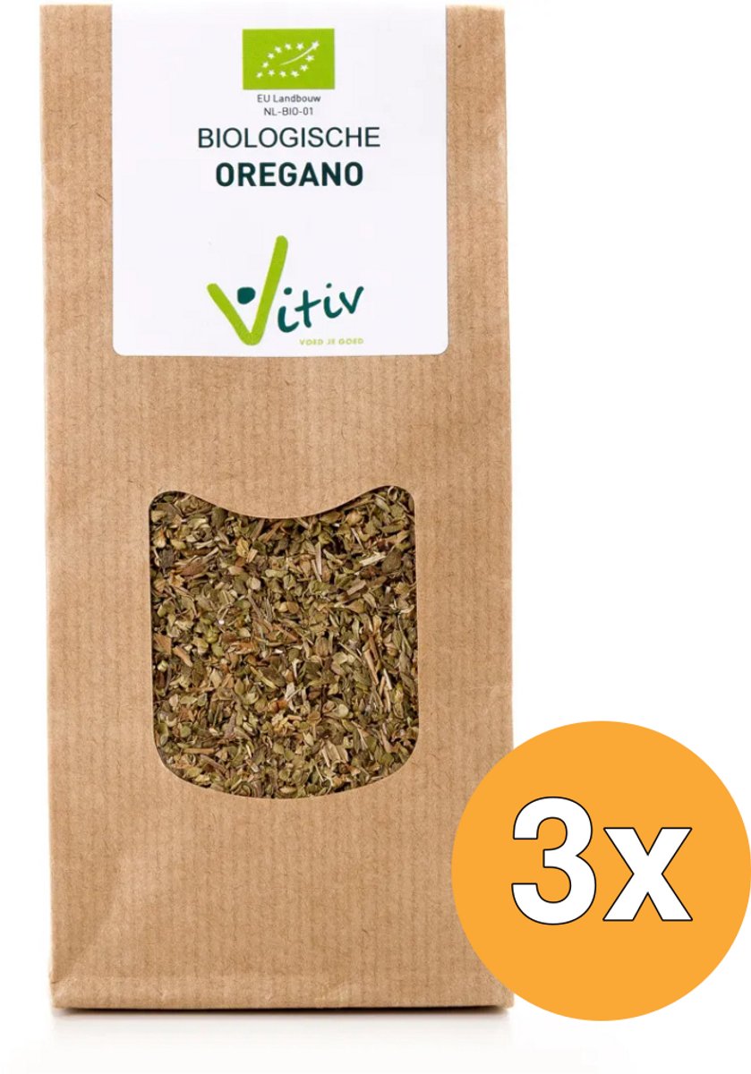 3x Vitiv Nootmuskaat Gemalen Bio (40 gr)