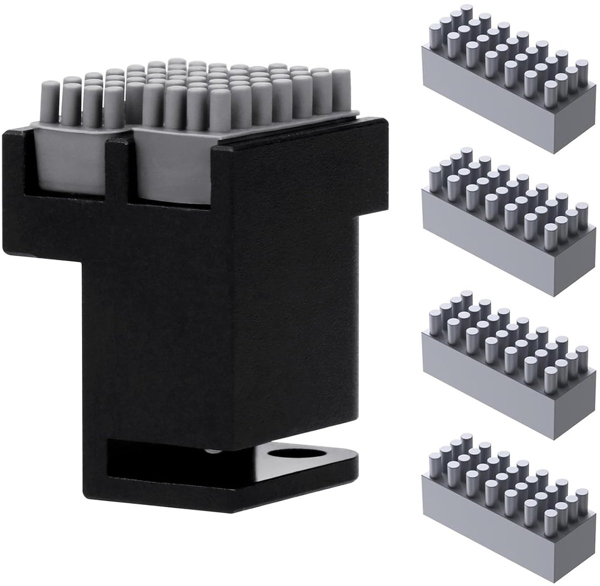 SnelShoppen - Panda Borstel PX met 4 Extra Siliconen Borstels, Siliconen Mondstukken, Reinigingsset voor 3D Printer, Verwarmingsbed, Geïnstalleerde Si
