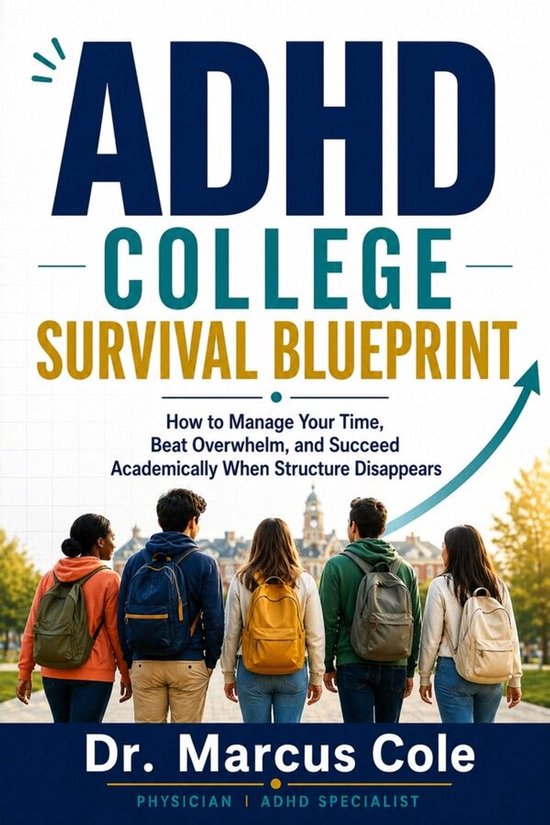 The ADHD Academic Edge Series 1 - ADHD College Survival Blue ... - cover