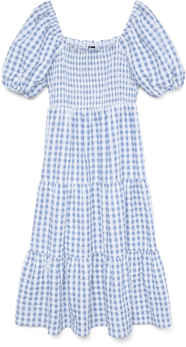 Vero Moda Curve Gesmokte jurk VMCCARRIE Lange jurk