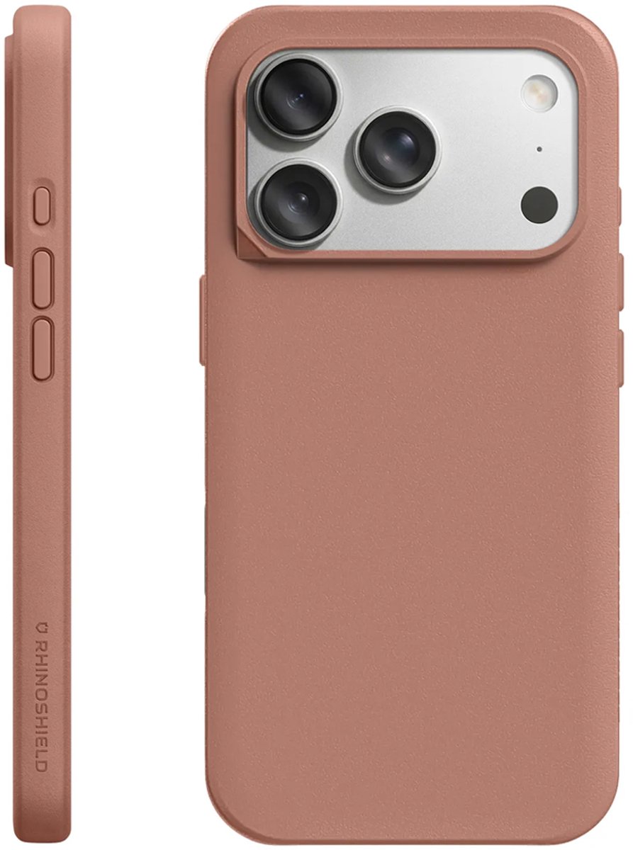 Rhinoshield, Hoesje Geschikt voor Apple iPhone 17 Pro Model SolidX Valbestendig 3.5 m MIL-STD 810G gecertificeerd, Oudroze