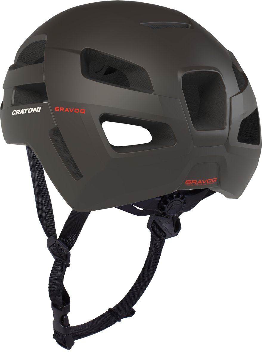 Gravel - Gravoq fietshelm, zwart mat