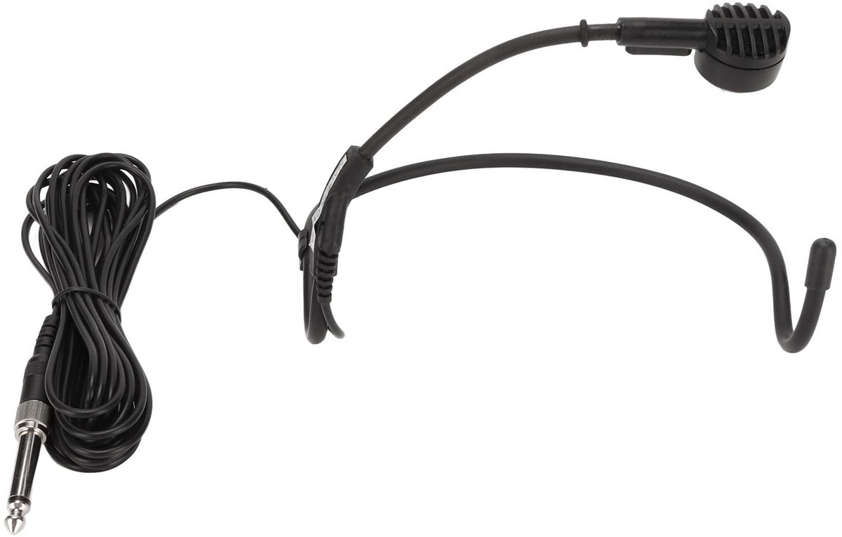 Store_7 - Oorhaak Microfoon - Bedrade Headset Microfoon - Ergonomisch en Verstelbaar - Zwart - Karaoke en Onderwijs - Dynamisch Geluid - 16,4ft Kab...