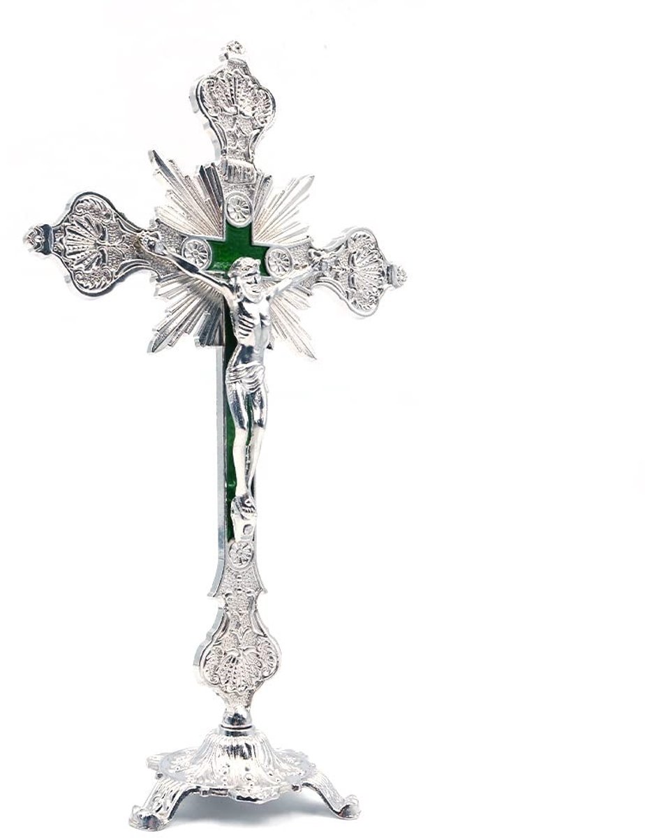 SPHProducts - Kruisbeeld van Jezus Christus - Decoratief Crucifix - Voor Thuis en Kantoor - Religieuze Decoratie - Spirituele Aanpassing - Hangend Kru
