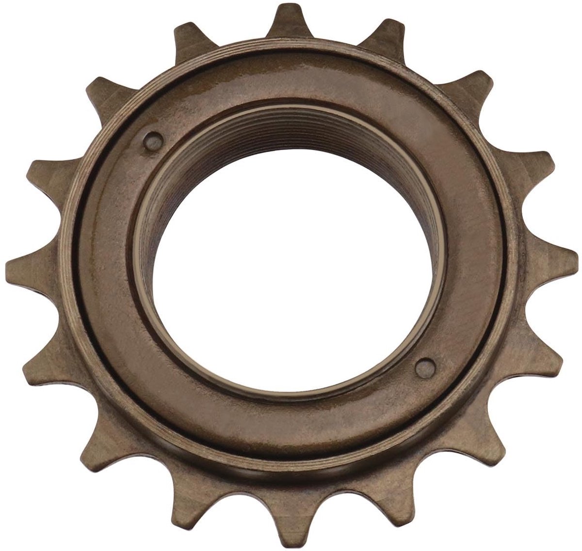 Allecto - Fiets Freewheel - Vrijloop Tandwiel - Duurzaam Metalen Ontwerp - Bruin - Fiets Accessoire - Geschikt voor Single Speed Fietsen - 16 Tanden