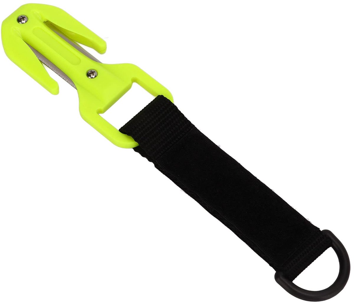 aladdien - Duikmes - RVS Scuba Diving Mes - Vervangbare Bladen - Handig en Veilig - Duikaccessoire - Snijden onder water - Geschikt voor Duikers - C..