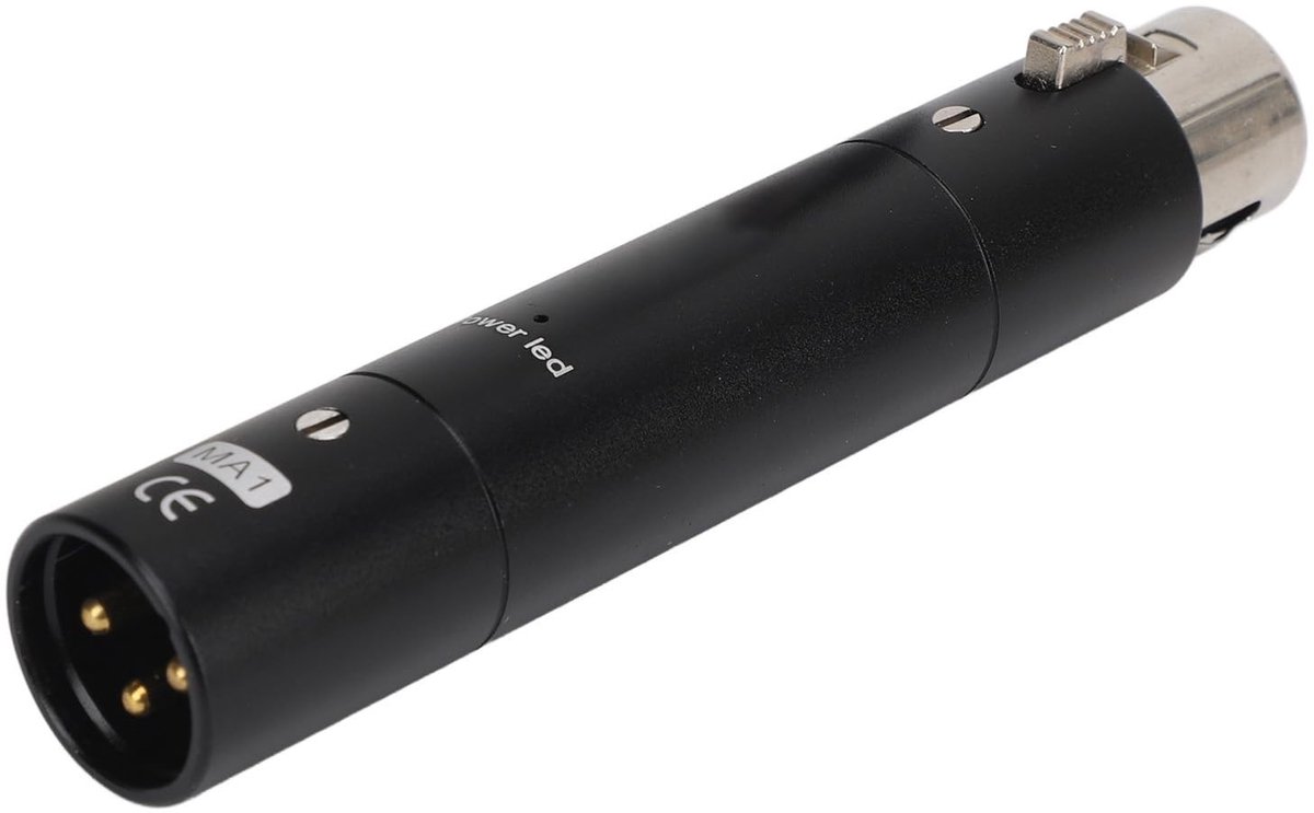 Actieve Microfoon Voorversterker met 28 dB Versterking voor Live Streaming en XLR Aansluiting