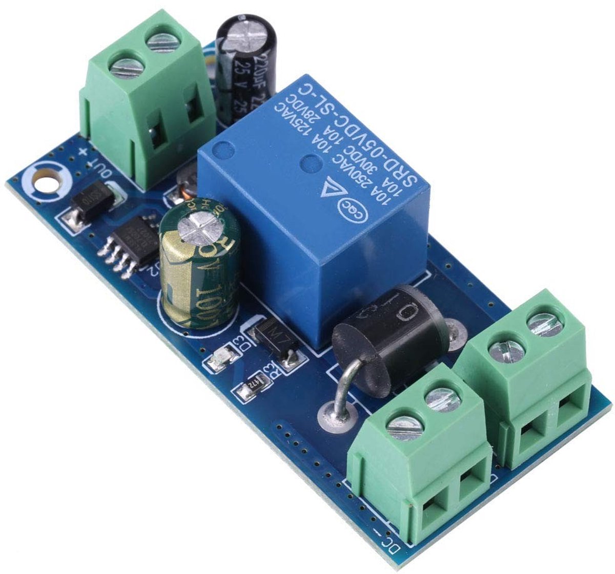 SPHProducts - Backup Battery Switch - Automatische spanningsmodule - 10A - 48V - Power Controller - Geschikt voor incubators en laptops