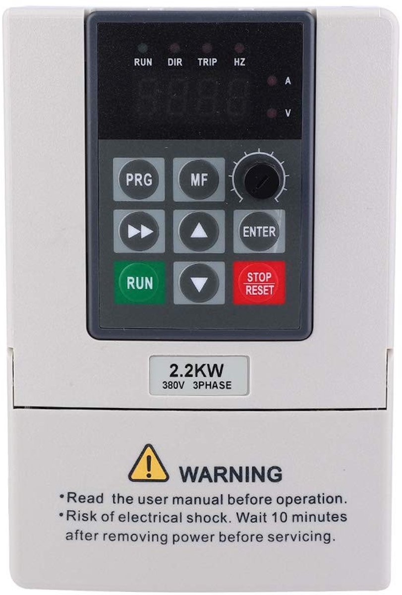 Allecto - Frequentie Inverter - 380V - Hoge prestatie voor motorregeling - 2.2 kW - Efficiënt en betrouwbaar - Geschikt voor toepassingen - 3-f...
