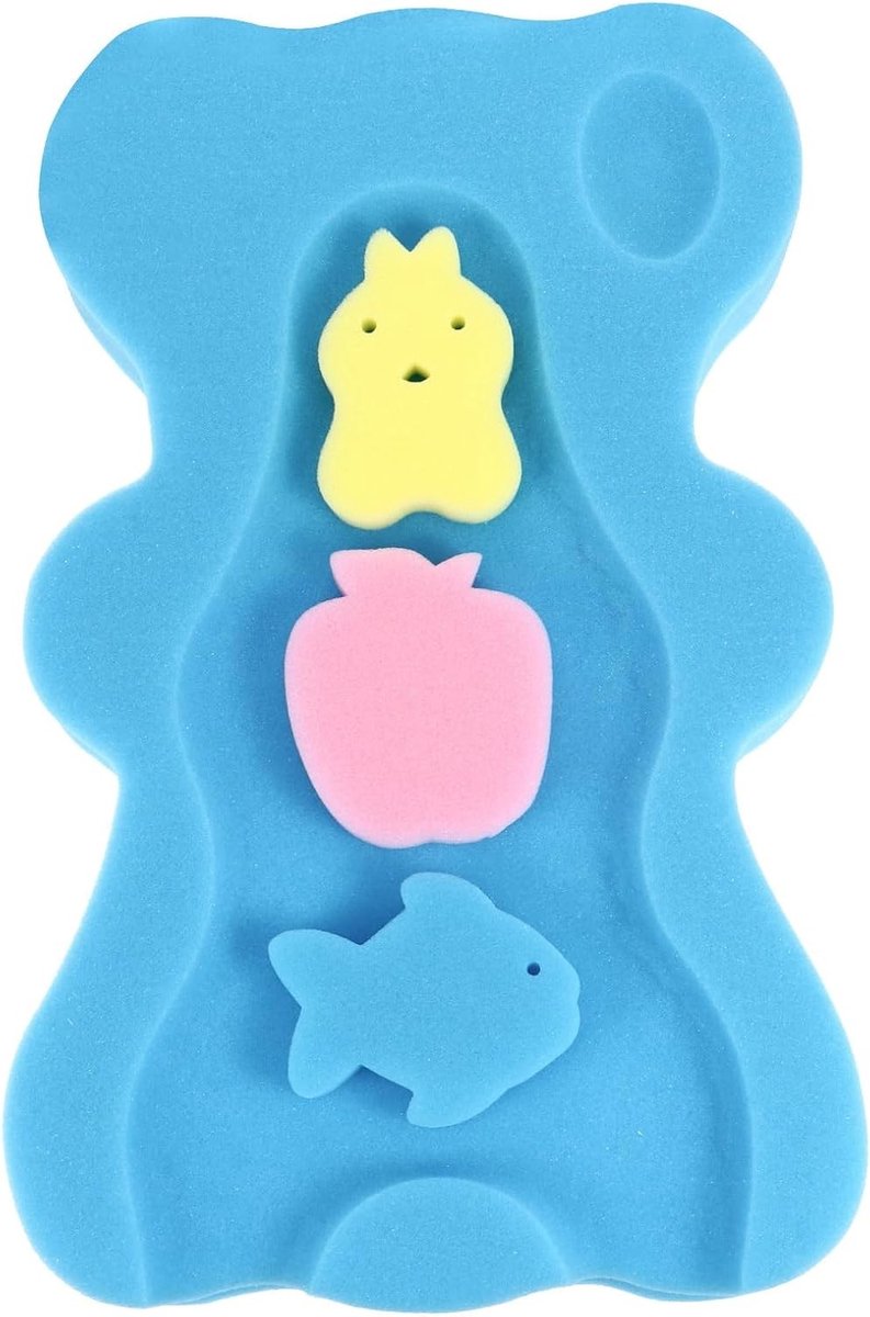 Zachte en comfortabele badspons voor baby's, antislip badkussen, perfect voor newborns en peuters
