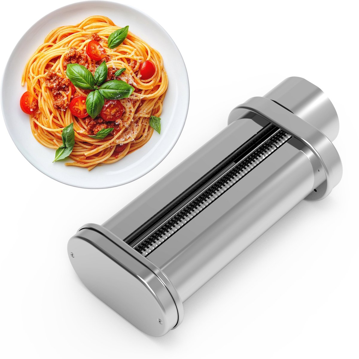 Fentic Spaghetti Snijder - Pasta Snijder Geschikt voor Fentic SM-1504P en SM-1504BM - RVS Elektrische Pasta Snijder - Verstelbaar 8 Standen