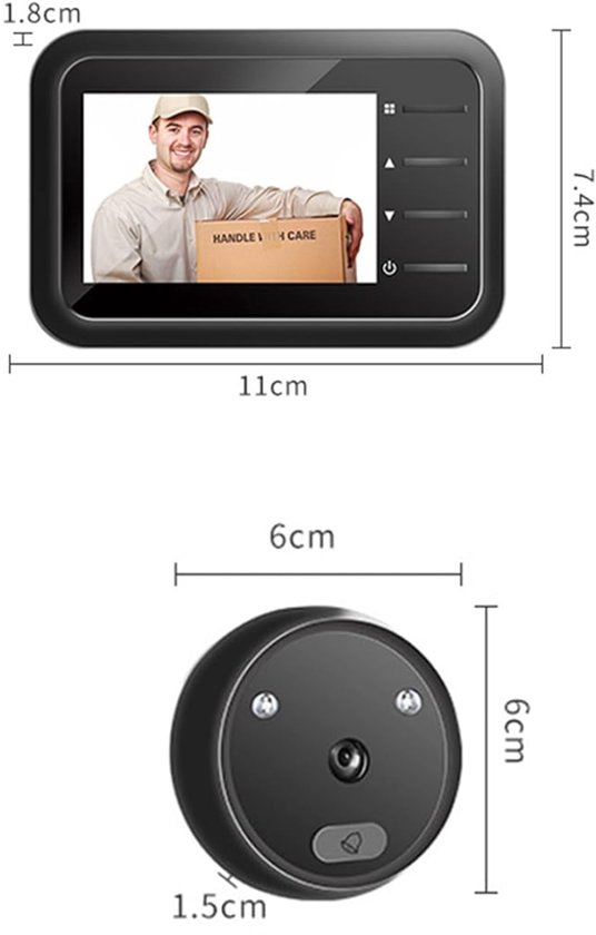 CLGP® Videodeurbel - Slimme Deurbel Met Camera - Deurbel Camera van Merkloos — afbeelding 5