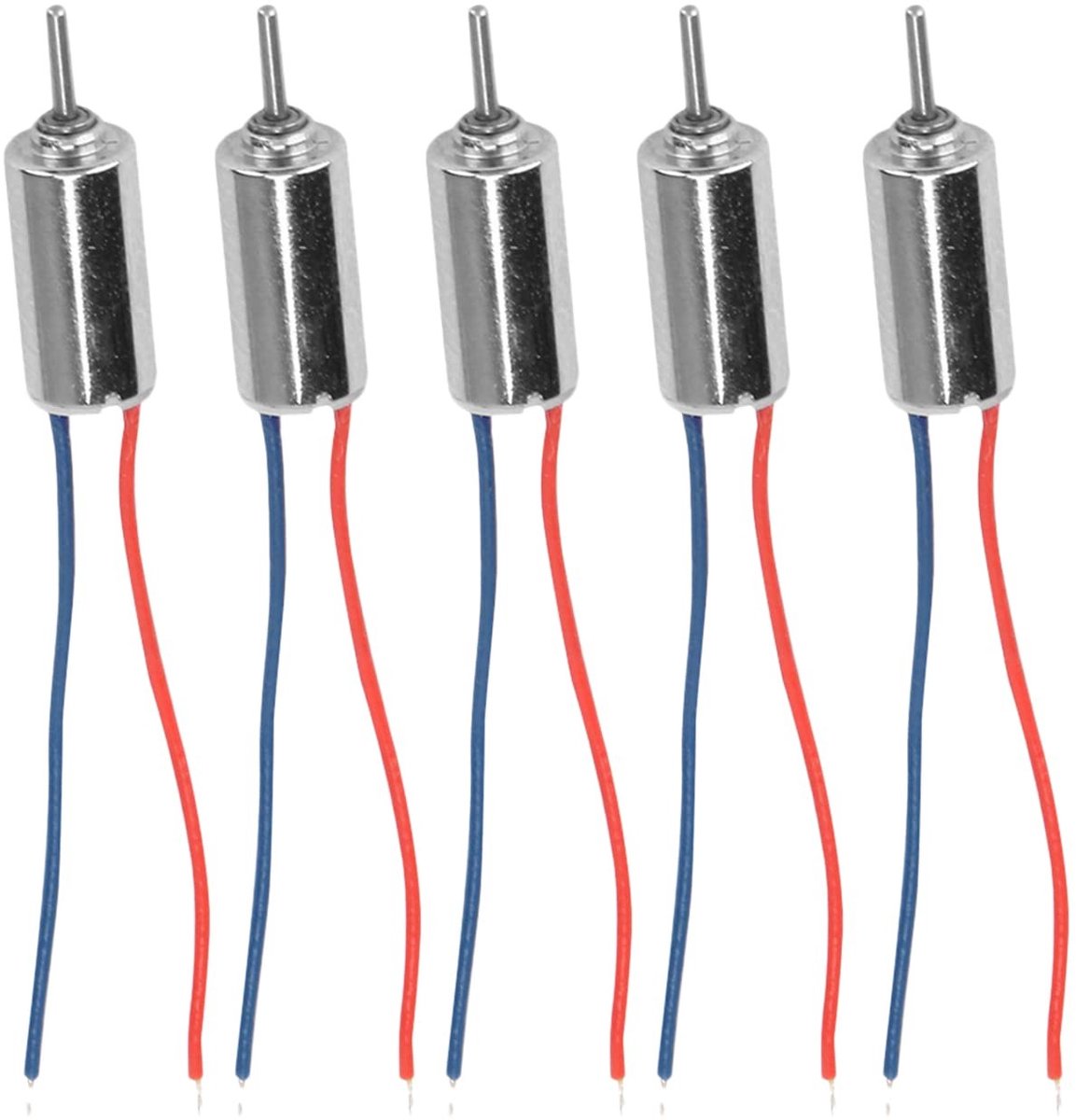 Allecto - Micro Coreless Motor Set - Hoge Snelheid - Geluidsarm - 5-Delige Set - Voor Modelvliegtuigen - Compact Mini-formaat