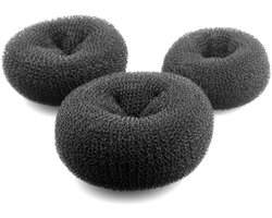 Allecto - Haar Donut Maker - Bun Styler - Luxe Haaraccessoire - Set van 3 Stuks - Geschikt voor Bruiloft en Feest - Perfect voor Dancers en Crew
