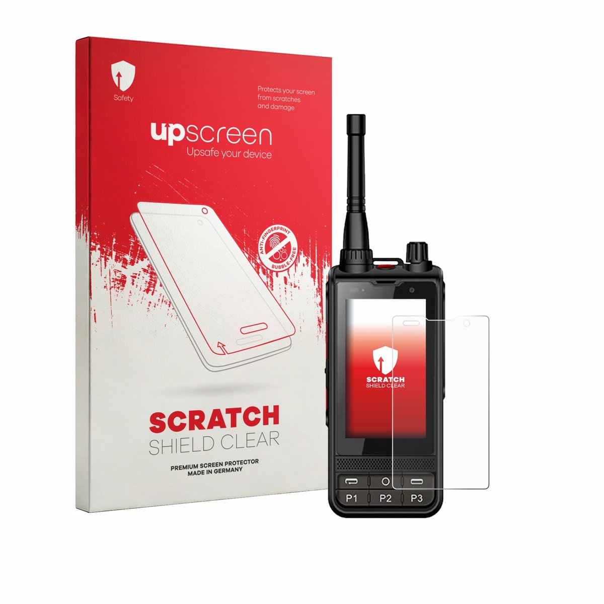 upscreen - Screenprotector voor ANYSECU W6 Plus - Folie Beschermfolie transparant