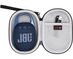 Beschermhoes voor JBL Clip 5 - Draagbare Bluetooth Speaker, Grijs, Waterdicht en Schokbestendig