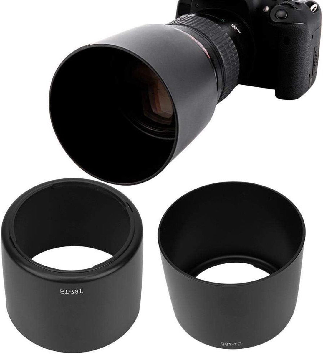 Camera Lens Hood ET-78II voor EF 135mm F2L en 180mm F3.5L USM - Bescherming en Schaduw