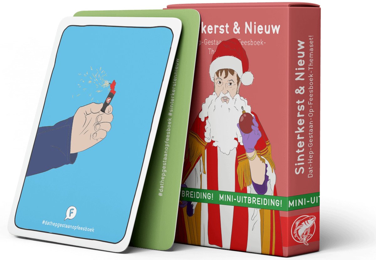 Sinterkerst & Nieuw Themaset - DAT HEP GESTAAN OP FEESBOEK Mini Uitbreiding