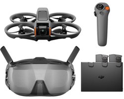 Dji Avata 2 Fly Smart Combo Drone Voor Dji Drones Met 3 Accu’s Inbegrepen