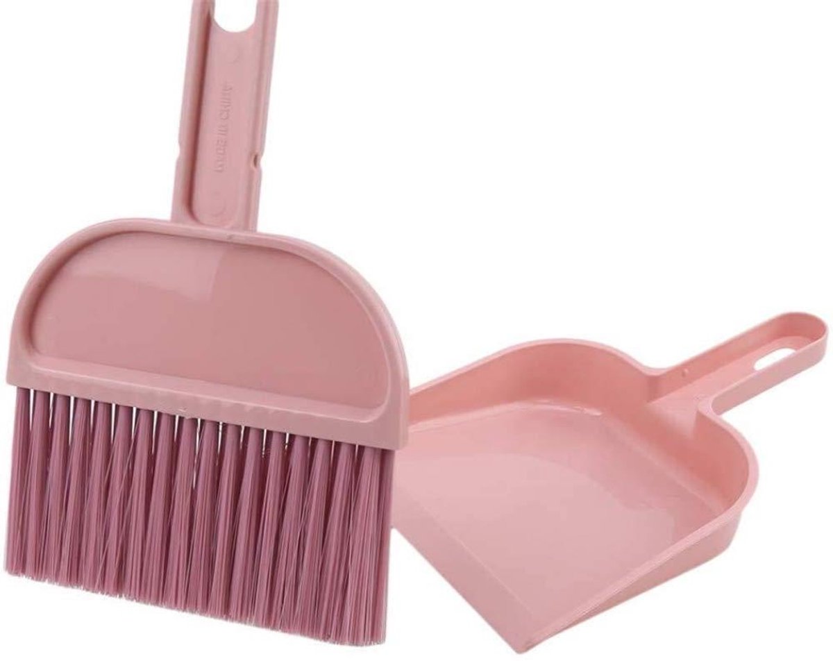 Mini Stofpan en Borstel - Kleine Bezem Set - Tafel Reinigen - Opklikbaar Ontwerp - 20.5 cm - Niet gespecificeerd