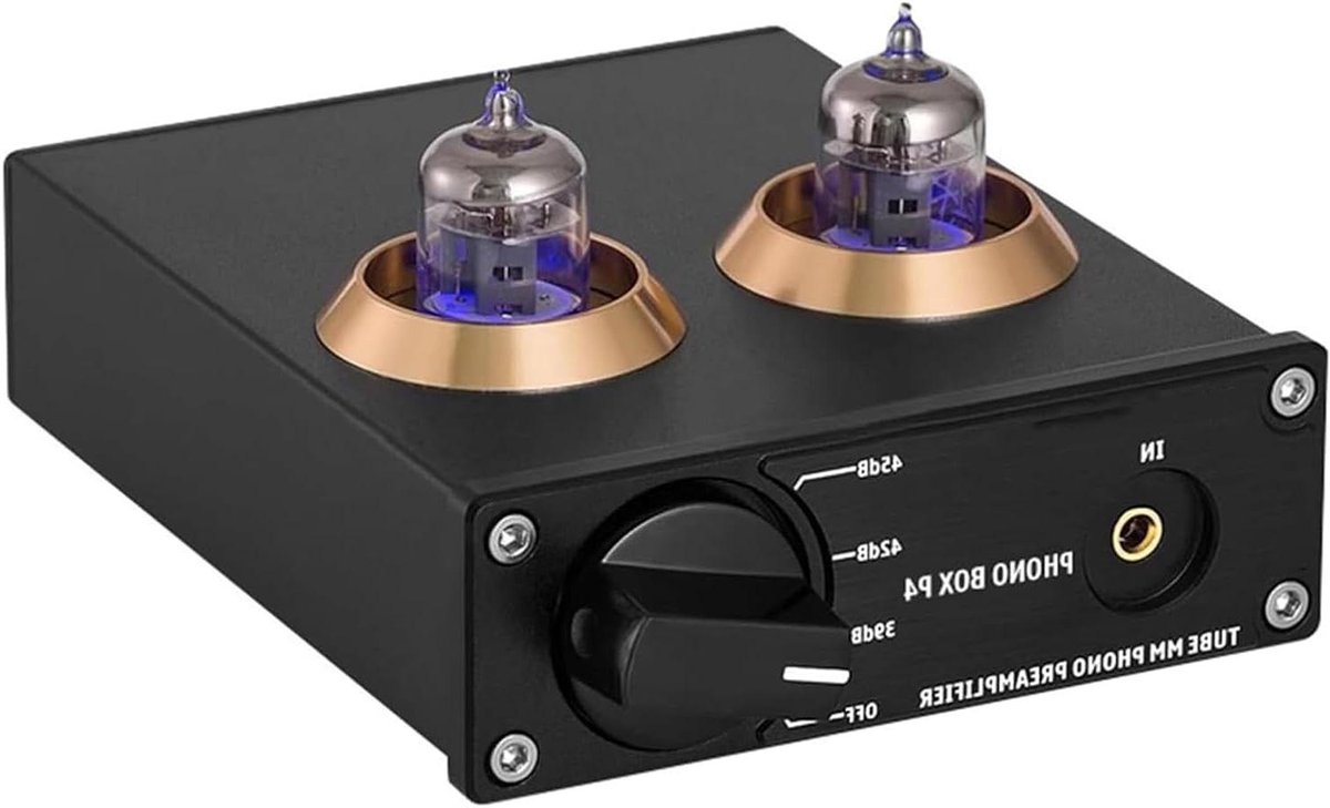 Mini Hi-Fi Voorversterker - Lamp Voorversterker - Muziek Luisteren - Verwisselbare Buizen - 118 x 98 x 33 mm