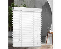 Massief Hout Bamboe Jaloezieën - Raambekleding Kamer Verduistering - Lichtfiltering en Schaduw - Natuurlijk Bamboe Materiaal - 24x36 inch