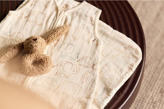 QUOVO® Hydrofiele Slaapzak - Slaapzak Baby - Babyslaapzak - Beige - 90cm x 45cm x 1cm van Quovo — afbeelding 3