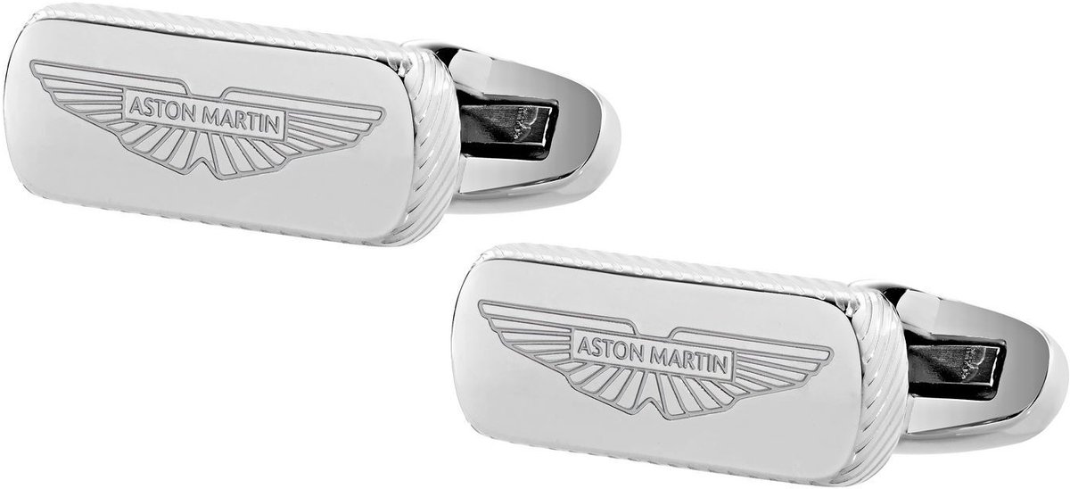 Aston Martin Tbs Manchetknopen Silver Tone Binnenmateriaal: 100% Roestvrij Staal MJITS6CU048