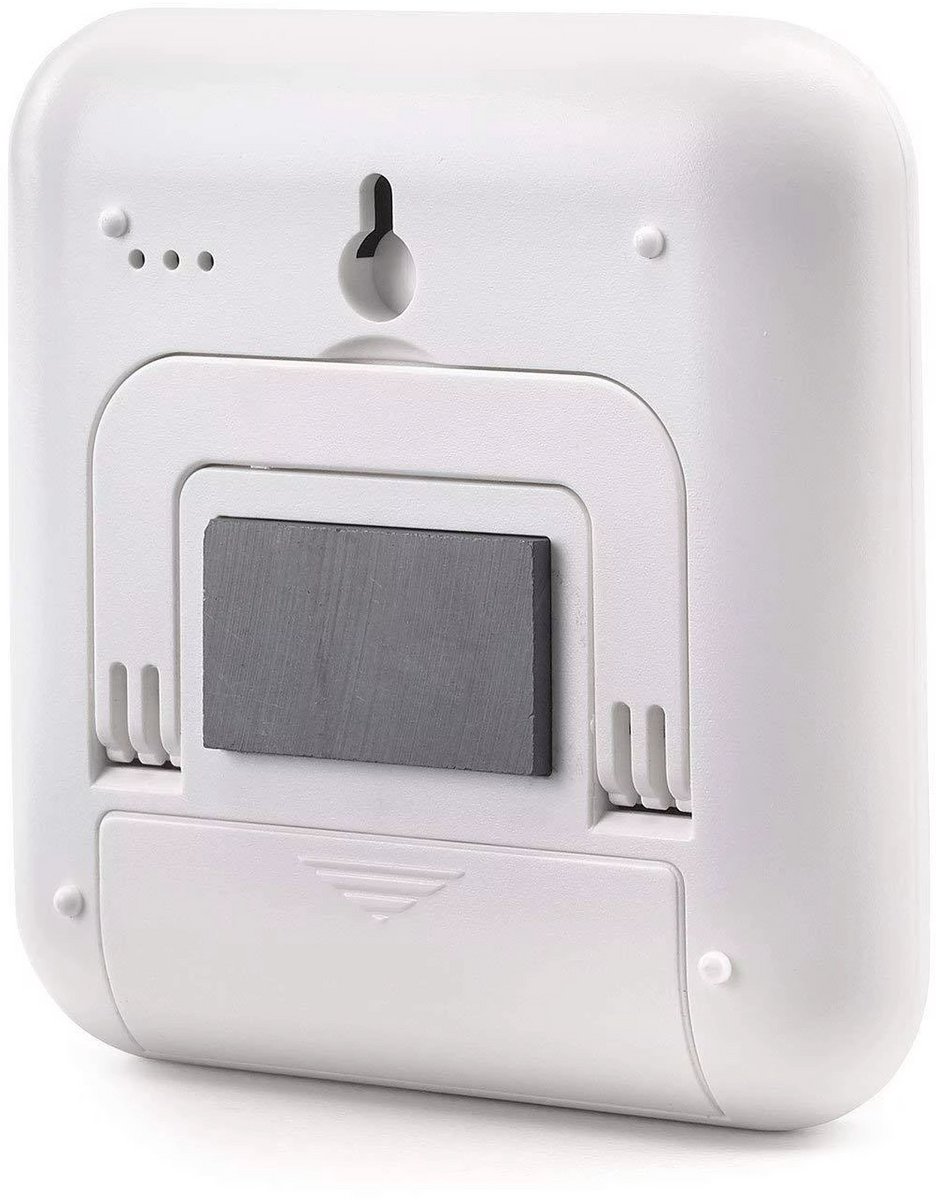 Juleika® Timer Wit | Incl. 1x AAA Batterijen | Magnetische Digitale Kookwekker | Witte Magneet Uitklapbare Standaard | Duidelijk Digitaal LCD-scherm | Compact | Lichtgewicht — cadeau in Kookcadeaus - foto 4