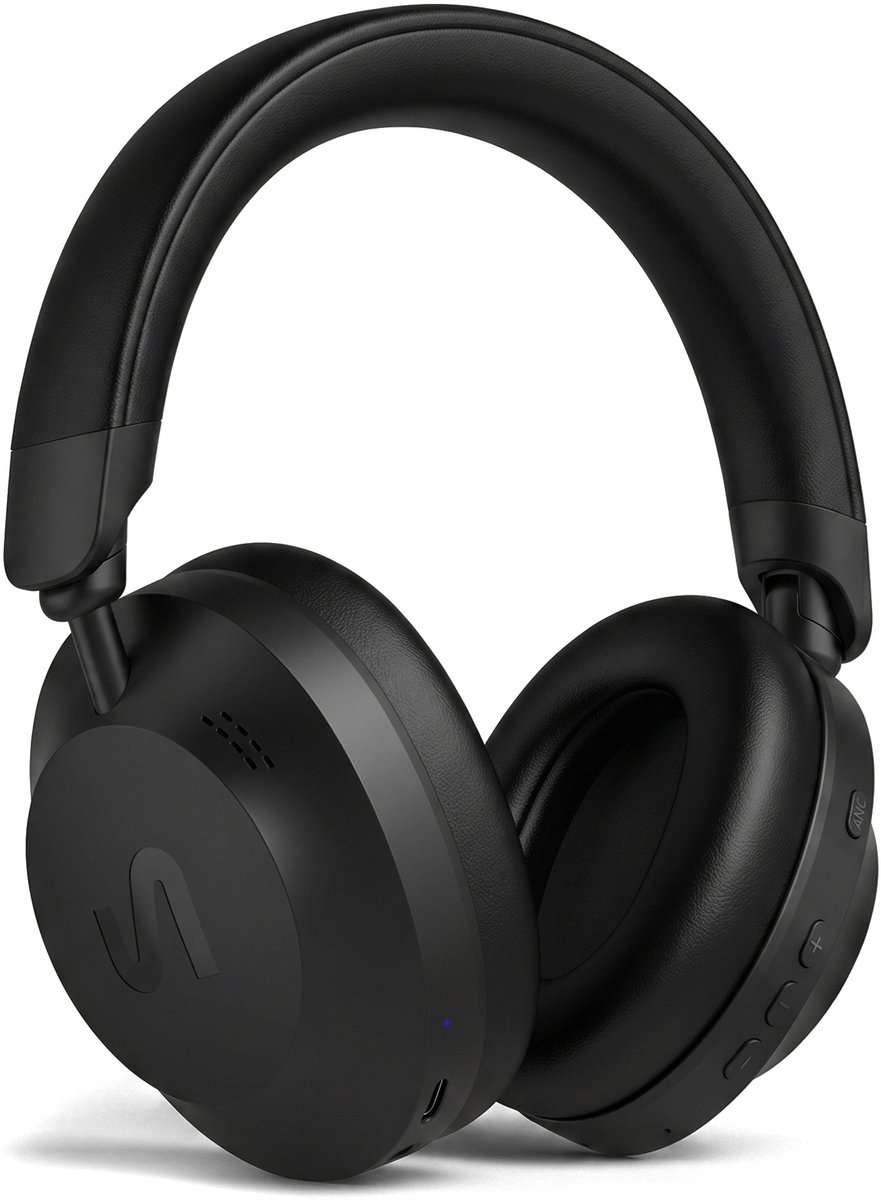 The Next Sound by Tiësto MX41H - Draadloze Over-Ear Koptelefoon met Noise Cancelling - Bluetooth - ANC - 40 uur batterij - Microfoon - Zwart