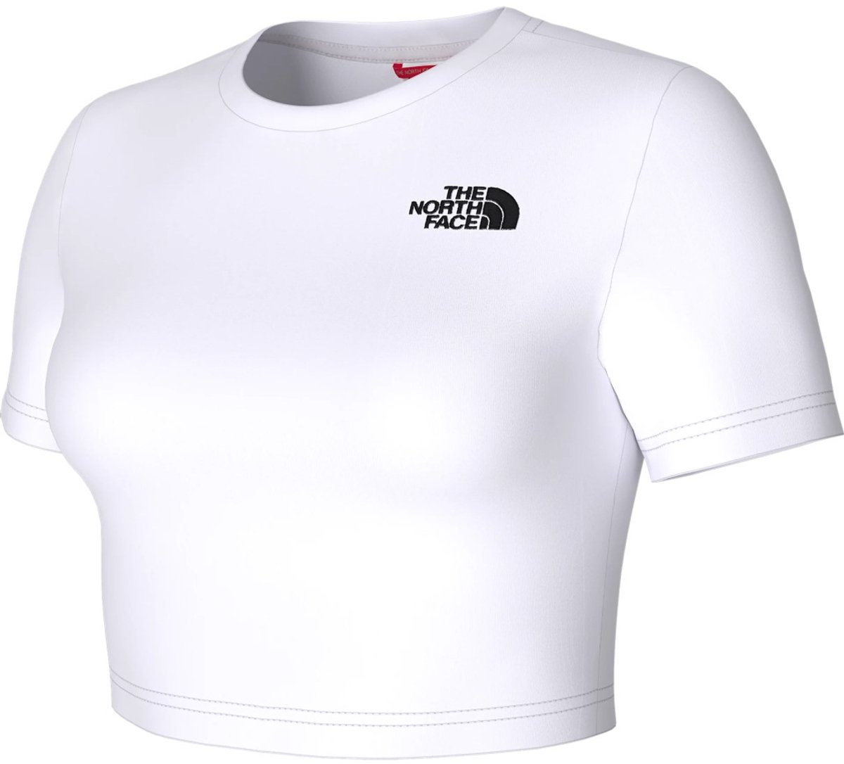 The North Face W Crop S/S Tee 2023 Fn41_tnf_white
