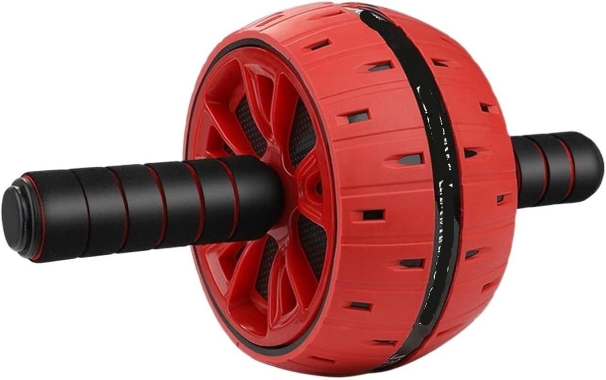Buikwiel Oefenrol - Core Trainer - Krachtraining Thuis - Bredere Wielen - 600 Pond Capaciteit - Zwart