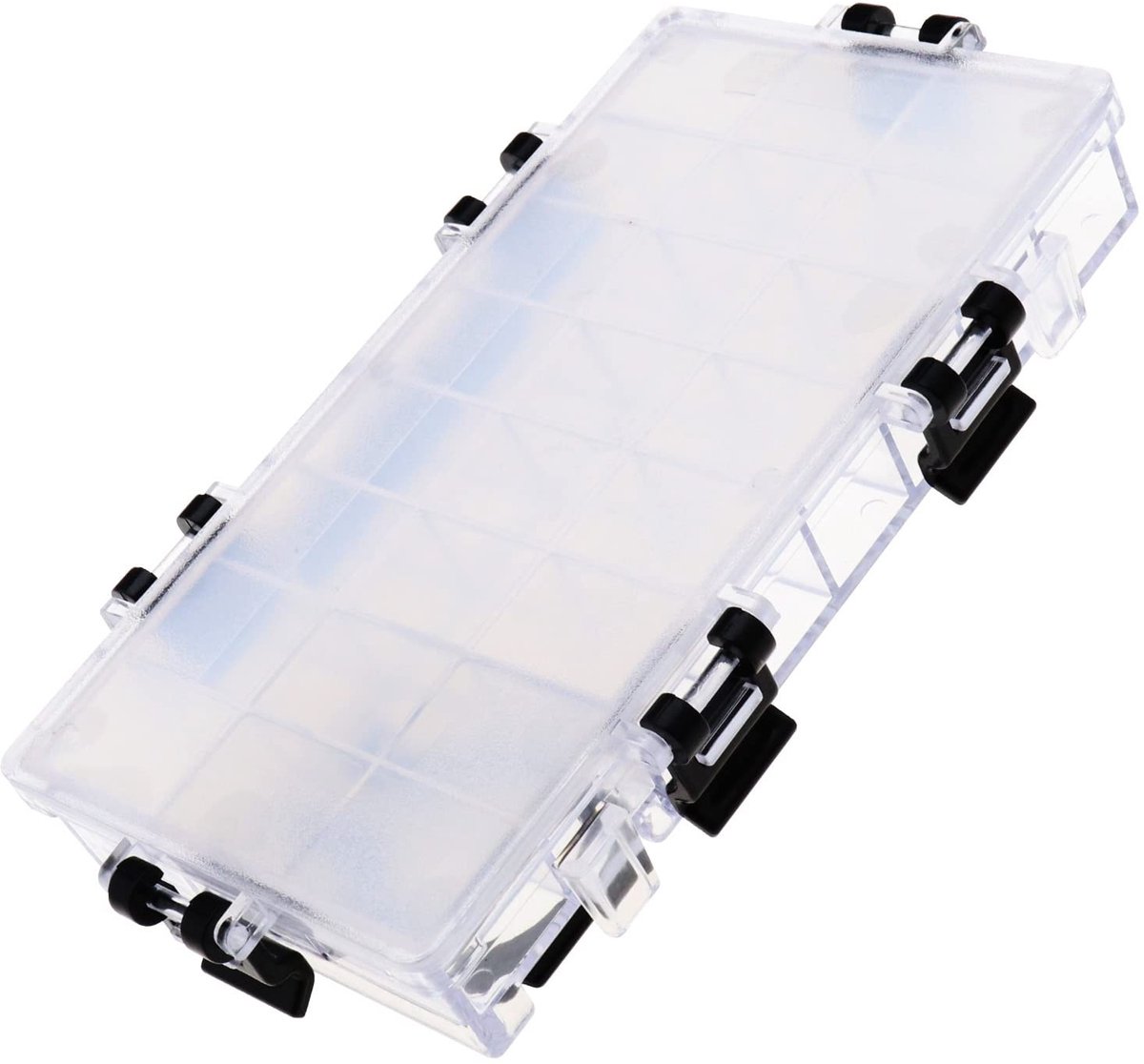 Dailygoods- Schilderpalet Luchtdicht - Verfdoos 24-Vak - Duurzaam ABS-hars - Lekbestendig - Draagbaar Ontwerp - Afmetingen 17,6x9,5x2,6cm