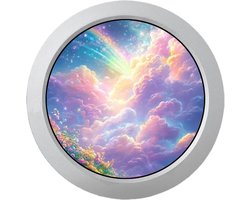 VSDISPLAY 3.4 Inch 800x800 Circulaire Display Panel | 330 nits Zilveren Ronde LCD Monitor | voor Smart Clocks, R-Pi, Industriële Apparaten