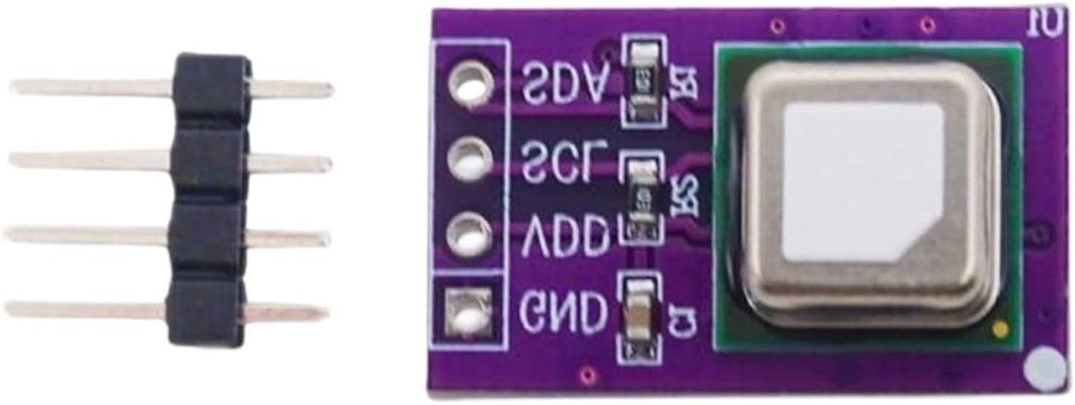 Gassensormodule CO2 - Luchtkwaliteitssensor CO2 - Luchtkwaliteit Bewaken - Geïntegreerde Temp Vochtigheid - 22 x 14 x 8 mm - SCD40