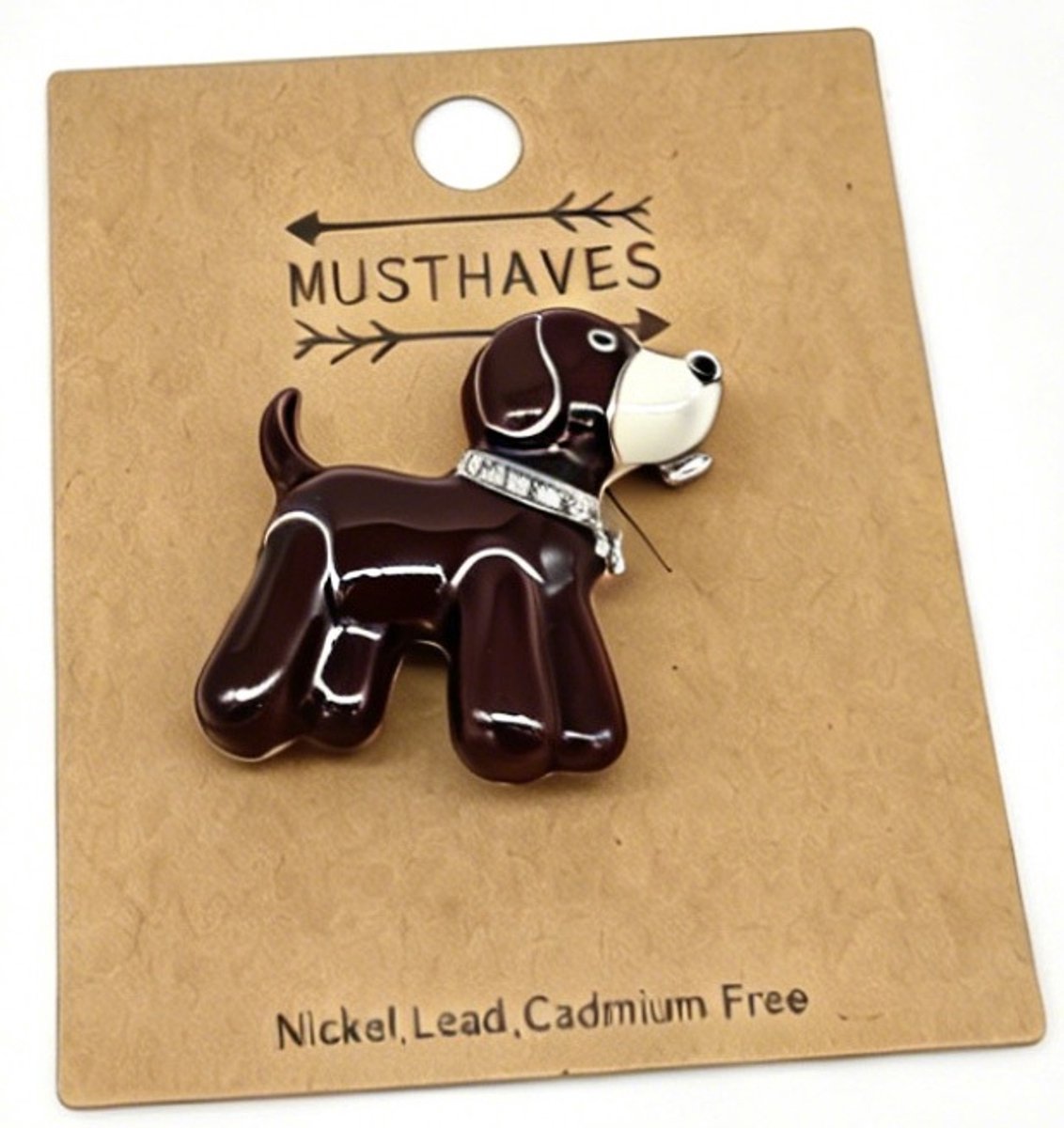 Broche - hond - 4 cm