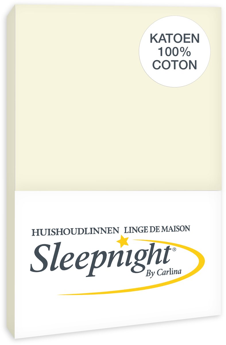 Sleepnight Lakenset Katoen Ivoor - 280 x 300 cm + 2 kussenslopen - [Ivoor]